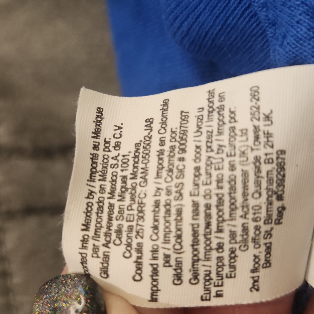 Gildan Fun Graphic Blue Tee Size L! - Picture 4 of 8